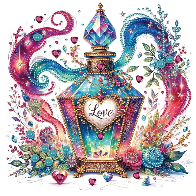 Kit de taladro Wdftyju Pintura de diamante especial parcial 30x30cm
