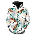 thumbnail image 1 of Sudadera con capucha y cremallera para hombre, diseño de mariposa de dibujos animados, divertida y genial, para primavera, informal, para adolescentes, con capucha, estampado 3D, estilo Harajuku, unis, 1 of 6