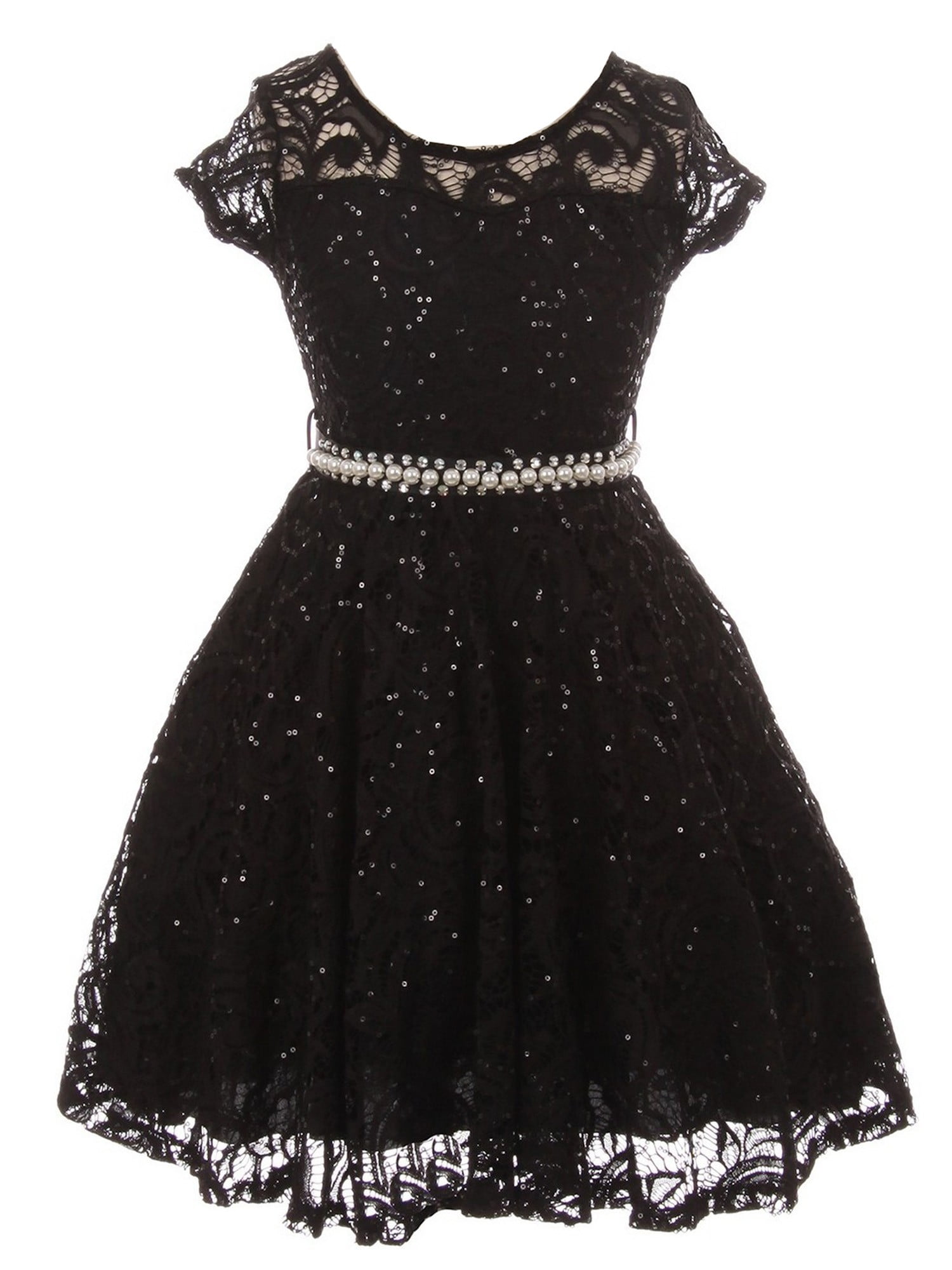 walmart girls black dress