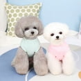 thumbnail image 4 of NIBOLOG Dog Shirt Round Neck Thin Outfit Striped T-shirt Summer Cute Cat Clothes Puppy Costume, 4 of 8