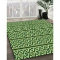 thumbnail image 2 of Ahgly Company Indoor Square Patterned Army Green Area Rugs, 5' Square, 2 of 6
