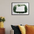 thumbnail image 2 of Stupell Industries Oregon State Outline Green Pine Tree Forest Town & City Painting Black Framed Art Print Wall Art, 24 x 30, 2 of 7