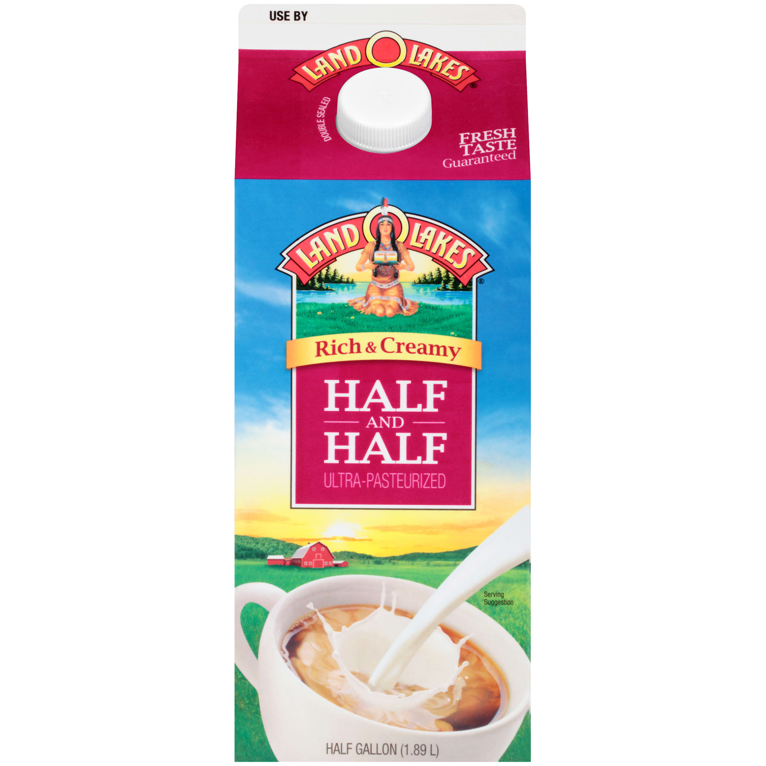 Land O Lakes Traditional Half & Half, Half Gallon