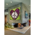 thumbnail image 5 of Marmont Hill "Peace Heart" by Tori Campisi Painting Print on Canvas, 5 of 5