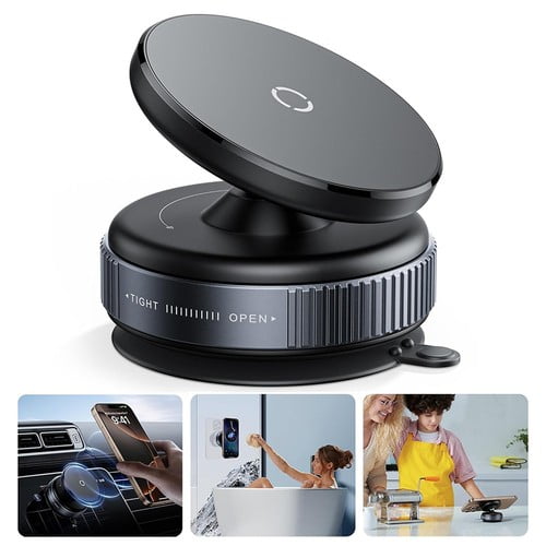 Lrdan Magnetic Car Phone Holder – 360° Adjustable Vacuum Suction Mount for MagSafe, Dashboard