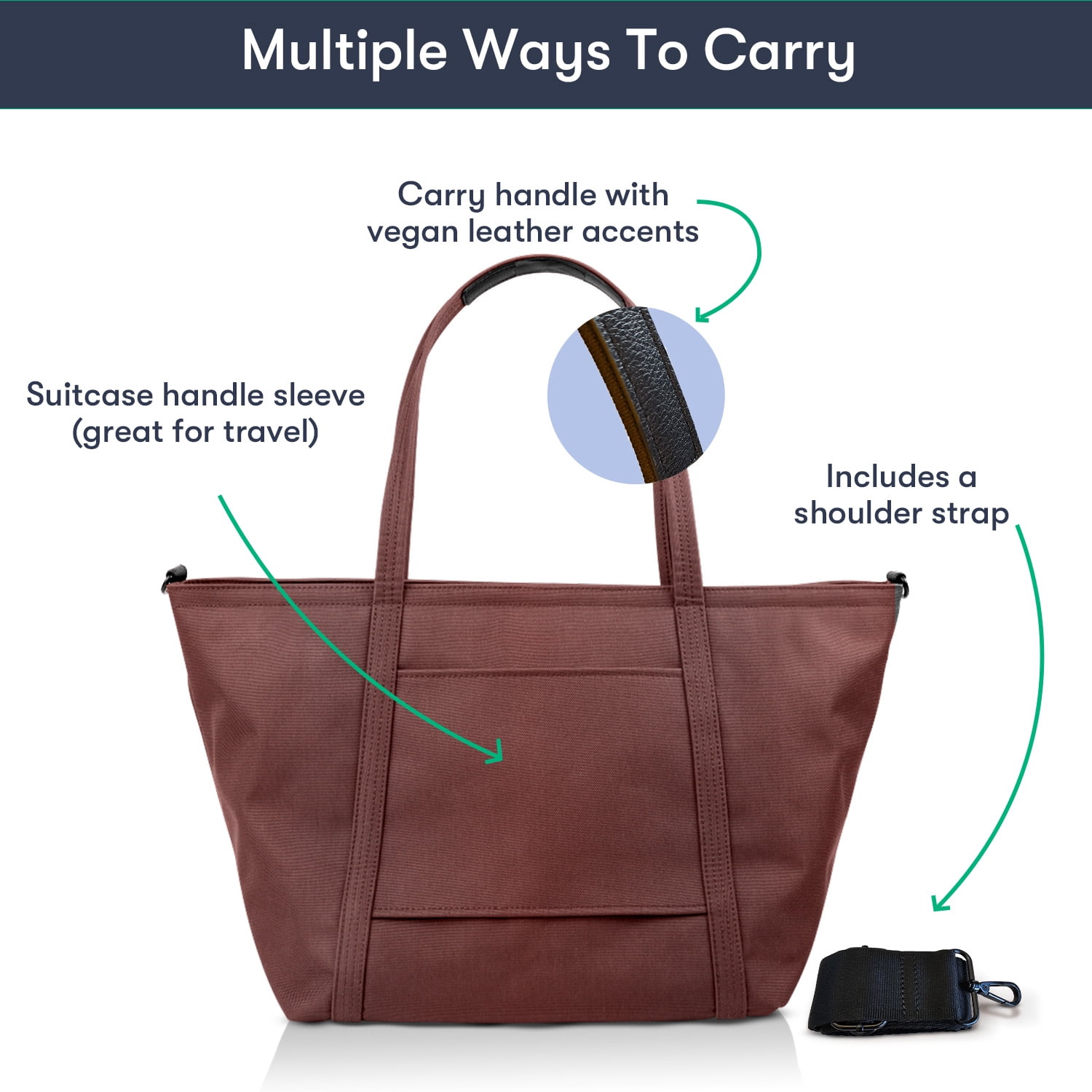 Colugo The Diaper Tote, Baby Diaper Tote Bag, Cocoa