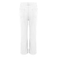 thumbnail image 4 of QIUOMBBP High Waisted Jeans for Women Trendy Stretchy Bootcut Jeans Bell Bottom Jeggings Flared Denim Pants Work Trousers White XL, 4 of 9