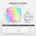 thumbnail image 3 of Xecao Fish Scale for Foldable Car Sun Shades (2-Pack) offer sun protection with an easy-fold design for convenient windshield shading., 3 of 7