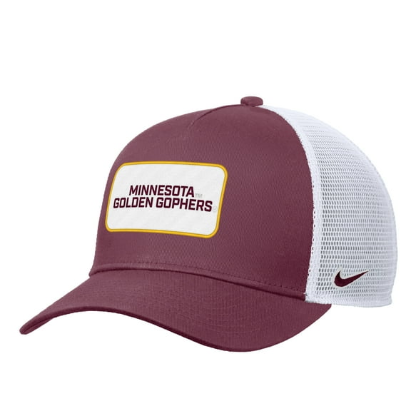 Men's Nike Maroon Minnesota Golden Gophers 2025 On-Field Rise Trucker Performance Adjustable Hat