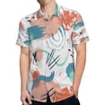 thumbnail image 4 of High Quality Hawaiian Shirts for Men Short Sleeve Aloha Beach Shirt Floral Summer Casual Button Down Shirts Blouses YTH9XL, 4 of 7