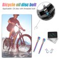 thumbnail image 1 of Pastilla de freno de disco hidráulico para bicicleta, pernos, insertos, tornillos de calibre, Circlip (estilo A), 1 of 5