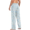 thumbnail image 5 of GZHJMY Hedgehog Pajama Pants for Men, Lounge Pants Lightweight Men Pajama Bottoms with Drawstring Pockets, Christmas New Year Birthday Gifts, Medium, 5 of 6