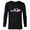 Black, variant on Minnie Mouse and Daisy Duck Dad Father’s Day Birthday - Long Sleeve T-Shirt for Men - Customized-Black