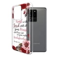 thumbnail image 2 of FINCIBO Soft TPU Clear Case Slim Protective Cover for Samsung Galaxy S20 Ultra 6.9" 2020 (NOT FIT S20 6.2", S20+ Plus 6.7"), Christian Quotes Proverbs 3:5-6, 2 of 4