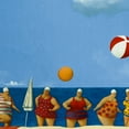 thumbnail image 3 of Masterpiece Art Gallery My Seven Aunts Beach Day By Michael Paraskevas Canvas Art Print 22" x 28", 3 of 4