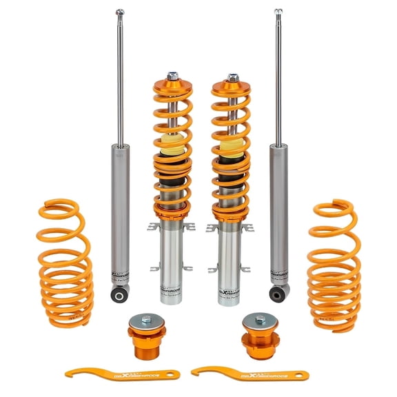 Maxpeedingrods Coilovers Spring Shocks Struts For VolksWagen Golf AUDI TT (8N) FWD 98-06 Fits select: 2005 VOLKSWAGEN JETTA 2.5, 1999-2005 VOLKSWAGEN NEW BEETLE GLS