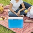 thumbnail image 6 of Sunjoy Tech 6L Portable Cooler Box with Heavy Duty Handle Lightweight Leakproof Large Capacity Outdoor BBQ Camping Beach Picnic Insulated Hard Ice Box, 6 of 7