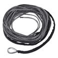 thumbnail image 2 of DYNWAVECA Synthetic Winch Rope Tow Rope 15M Heavy Duty Tow Strap 7700lbs Towing Rope Trailer Rope for Boat Car SUV UTV Accessories Gray, 2 of 10