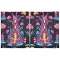 thumbnail image 2 of Fantasy Treehouse Kitchen Curtains Tier Set 27x24 Inch 2 Panels Semi Sheer Light Filtering Privacy UV Protection, 2 of 8