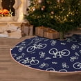 thumbnail image 5 of Balery Bicycle1 Printed Christmas Tree Skirt , Merry Christmas Party Christmas Tree Decoration,Adjustable Tree Skirt-30", 5 of 6