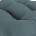 thumbnail image 6 of Jordan Manufacturing Sunbrella 18" x 18" Cast Lagoon Teal Solid Square Tufted Contoured Outdoor Wicker Seat Cushion (2 Pack), 6 of 11
