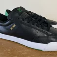 thumbnail image 2 of Size 12 - Ad-id-as Nora Black Leather Green Skateboarding Shoe, 2 of 6