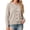 17#Brown, variant on Women's Long Sleeve Button Down Crew Neck Classic Sweater Knit Cardigan