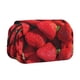 thumbnail image 1 of Disketp Strawberry Red Estuche de Lápices de Doble Capa con Tapa Abatible y Cremallera, Organizador Escolar para Adolescentes y Adultos, 1 of 7