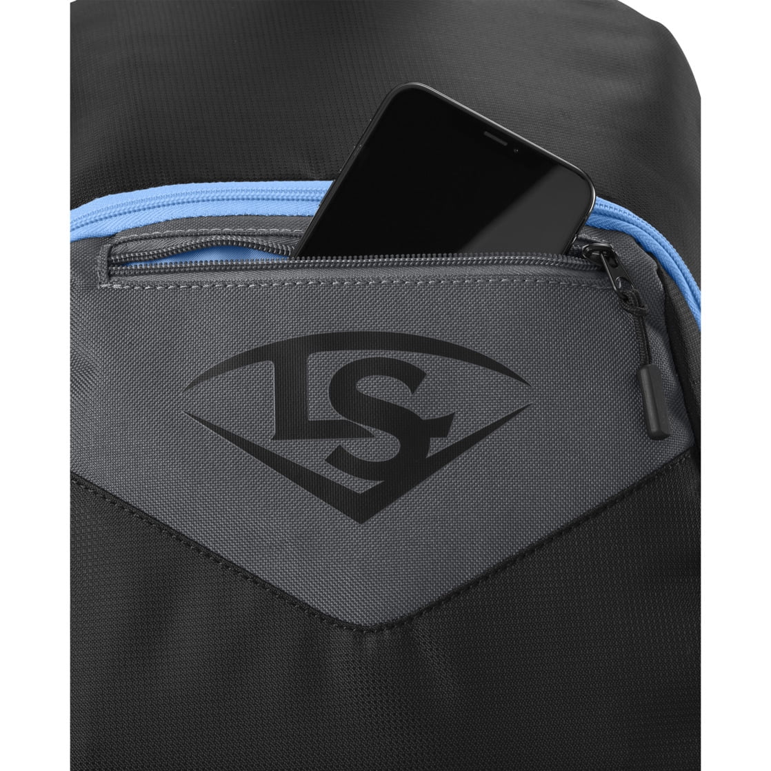Louisville Slugger Genuine V2 Baseball/Softball Bat Bag - Holds up to 2 Bats, Black