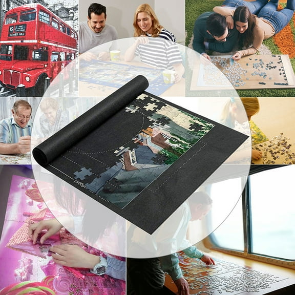 Jigsaw Storage Mat Puzzle Blanket Puzzle Mat Felt Storage for 1500 Pieces