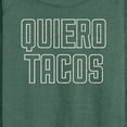 thumbnail image 3 of Instant Message - Quiero Tacos - Women's Lightweight French Terry Long Sleeve Shirt, 3 of 6