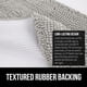thumbnail image 5 of Juego de alfombras de baño GORILLA GRIP Soft Chenille de 2 piezas, color gris claro, 5 of 9