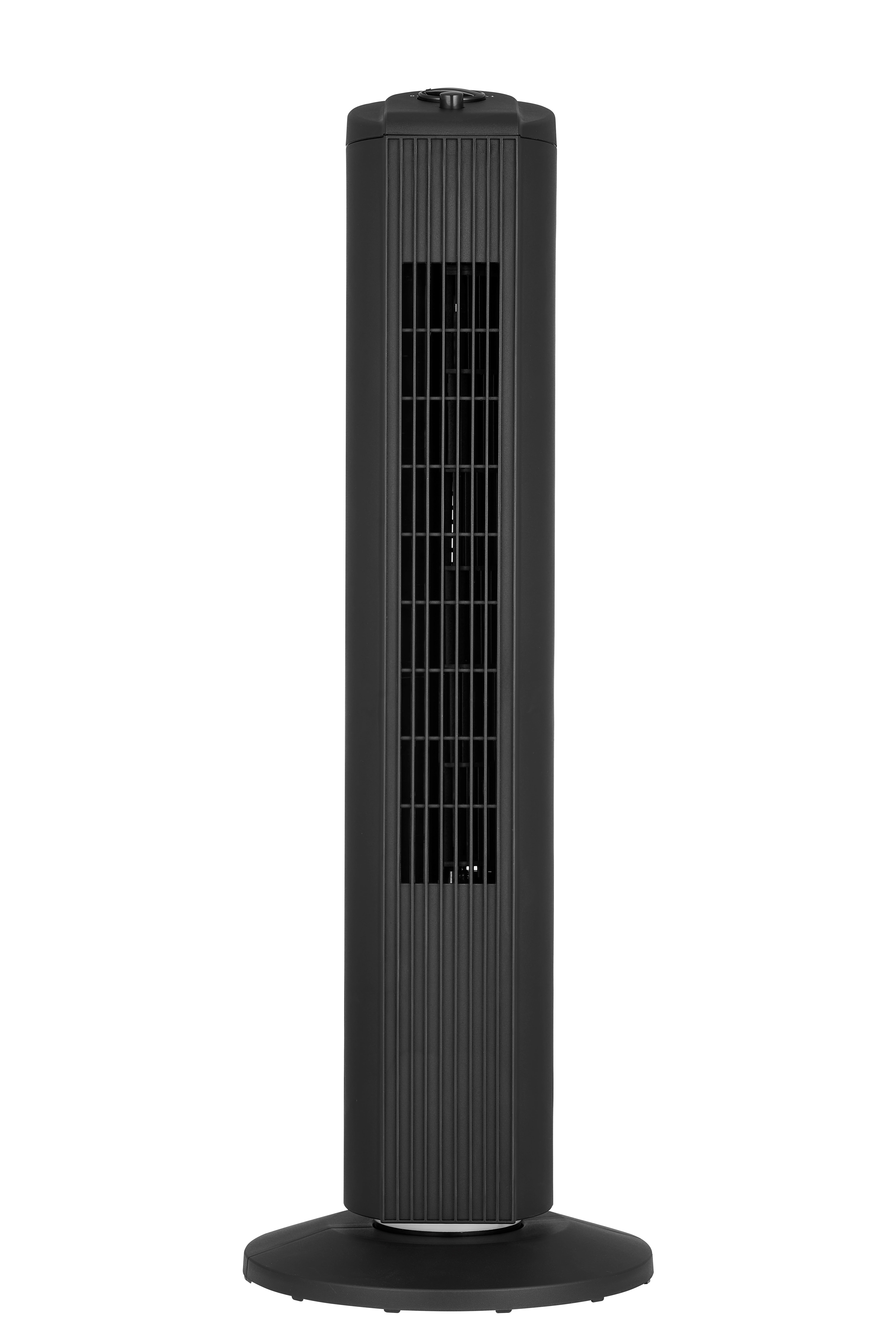 Mainstays 28-Inch Tower Fan with 3-Speed Settings and Oscillation, Black, MSWMT24MBV