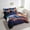 Blue Orange, variant on Sports Car Bed in a Bag Full Size Comforter Set 7 Pieces,Racing Car Bedding Sets Extreme Sport Sheet Set with Comforter