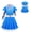 Only Dress, variant on Girls Space Alien Costume Dress Set Kids Halloween Long/Short Sleeve Fancy Dress Outfit