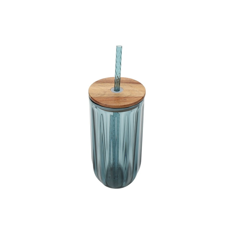 Better Homes & Gardens Fluted 21-Ounce Tritan Plastic Sipper and
