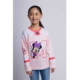 thumbnail image 2 of Disney Minnie Mouse Mesh Hockey Jersey Long Sleeve T-Shirt Toddler to Big Kid, 2 of 5