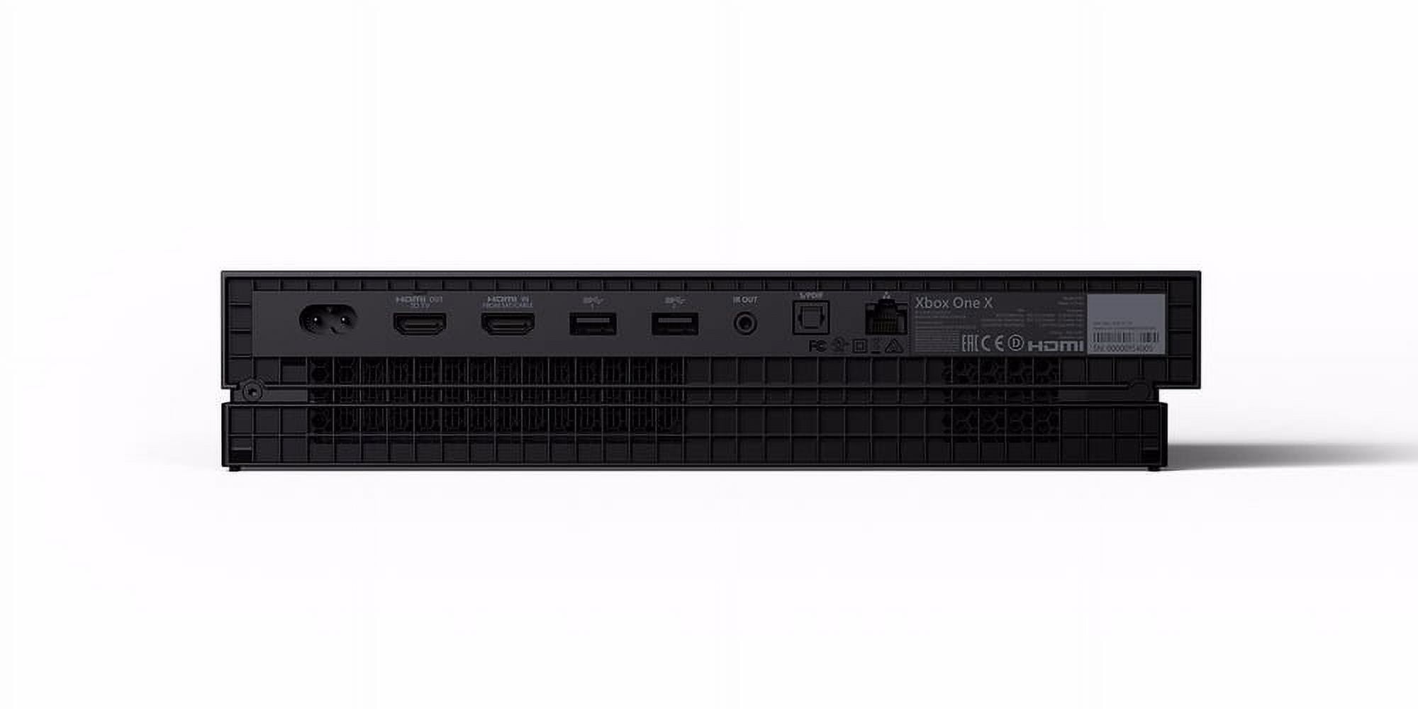 Microsoft Xbox One X Black 1TB Gaming Console + Headset BOLT AXTION Bundle