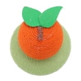 thumbnail image 1 of Divertido Rascador Para Gatos, Poste Rascador Para Gatos De Color Naranja, Resistente A La Abrasión, Evita Que Se Caiga, Vertical, Interactivo, Versátil Para Afilar Garras, 1 of 7
