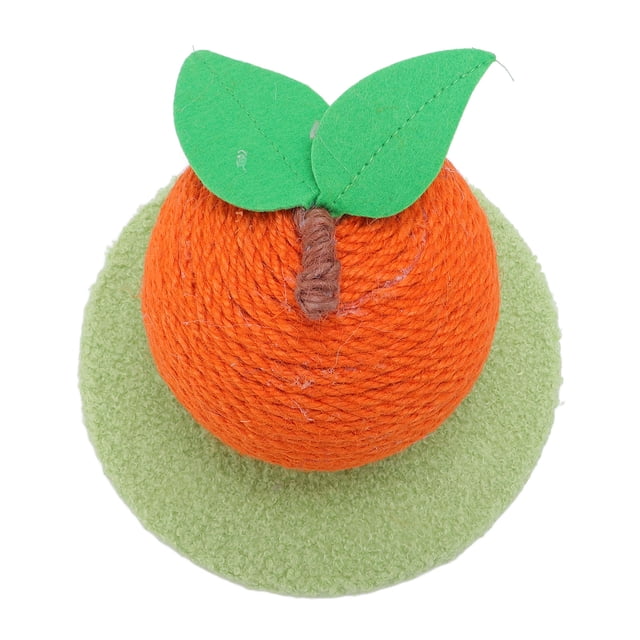 Divertido Rascador Para Gatos, Poste Rascador Para Gatos De Color Naranja, Resistente A La Abrasión, Evita Que Se Caiga, Vertical, Interactivo, Versátil Para Afilar Garras