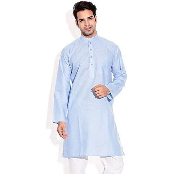Royal Men's Cotton Blend Straigh Kurta