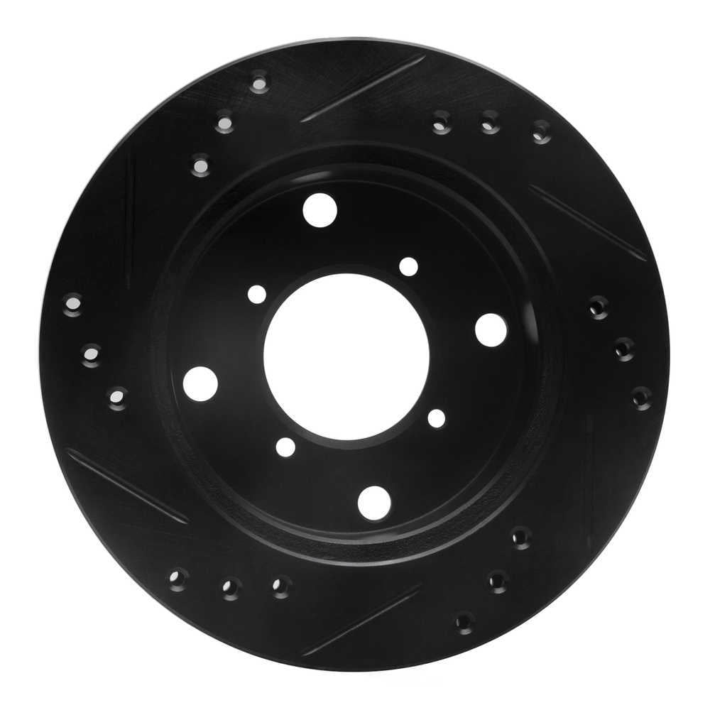 Dynamic Friction Company 633-50002R DFC Brake Rotor - Drilled And Slotted - Black