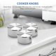 thumbnail image 3 of 5pcs Metal Gas Stove Knobs 6mm Cooker Control Range Oven Knob Knob Gas Hob Switch Kitchen Replaceme, 3 of 5