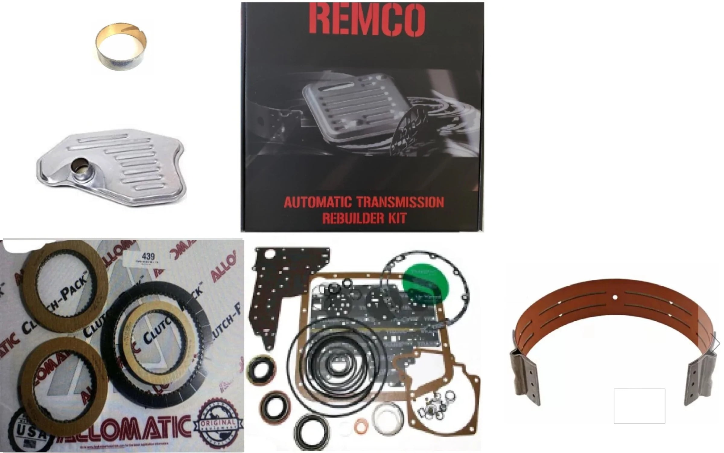 4r75w (04up) transmission rebuilt kit overhault kit clutches front