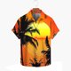 thumbnail image 2 of Camisas de Manga Corta para Hombre Impresas Turndown Collar Superior, Estirable Casual de Manga Corta Blusa, 2 of 5