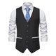 thumbnail image 1 of Chaleco de traje de negocios para hombre Chaleco de boda de moda delgado Abrigo de hombre Pompotops  oipoqjl40095, 1 of 3