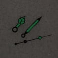 thumbnail image 3 of Watch Hands Green Luminous Hands Black 3 pins Pointer for NH35/36/4R/7S Movement Repair Part, 3 of 4