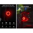 thumbnail image 3 of Smart Bike Tail Light, USB C Rechargeable Bicycle Tail Light, Auto Switch Brake Sensing Rear Bike Light, LED Bicycle Tail Light, IP5 Waterproof 6 Modes Safety Warning for Night Riding Accessories, 3 of 5