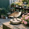 thumbnail image 7 of ICERUN 2Pcs Garden Statues,Canada Goose and Hen Sculpture Garden Art,Acrylic Material Animal Yard Decorations Outdoor,Style3, 7 of 7