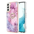 thumbnail image 6 of Allytech for Samsung Galaxy A53 Case 6.5 inch, [Rotation Ring Kickstand] IMD Frame Shockproof Soft Silicone Drop Protective Women Men Slim Marble Cover for Samsung Galaxy A53 5G, Pink, 6 of 10